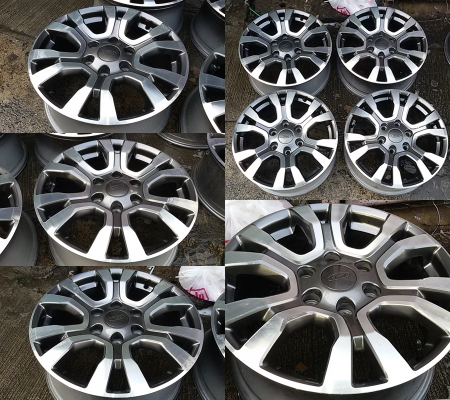 แม็ก Ford New Ranger Wildtrak  ขอบ 18  สภาพสวยเดิมถอดป้ายแดง มีรอยบ้างเล็กน้อย