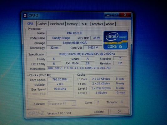 ASUS รุ่นA43S core i5
