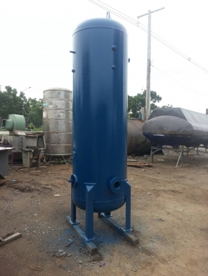 ถังลมขนาด 1000 ลิตรแนวตั้งตามรูป