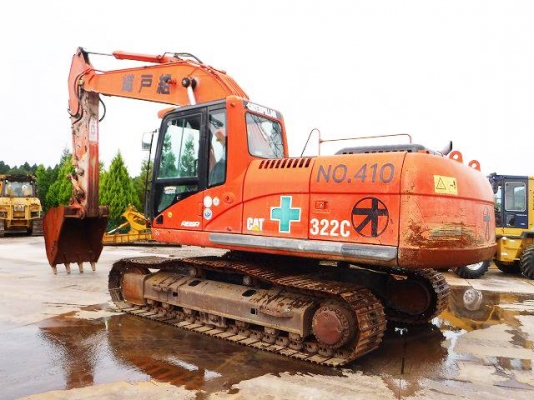 ขายรถแบคโฮ CAT 322C ปี 2005 มีลายหัวกระแทก รถนอกนำเข้าเองจากญี่ปุ่น สภาพสวยพร้อมใช้งาน