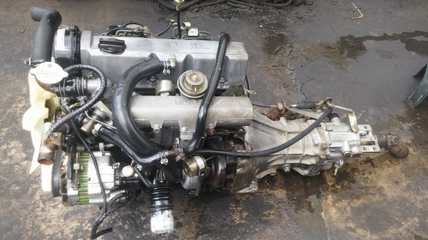 เครื่ิงยนต์ นิสสัน LD20II เทอร์โบ เครื่องเกีร์ยสวยกริ๊บ พร้อมวางสวยๆ รับประกัน