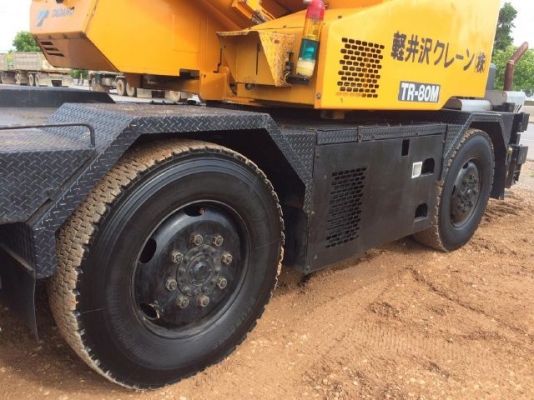 ขายรถเครน TADANO TR80M-1 (ขนาด 8 ตัน) รถนอกนำเข้าจากญี่ปุ่น สภาพสวยพร้อมใช้ มีVDOการทำงานครับ