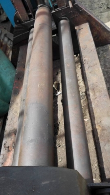 ** SOLD ** แท่นม้วนเหล็กแผ่นมือสอง 5 ฟุต 150 cm ม้วนหนา 9 mm เครื่องเก่าเก็บพร้อมใช้