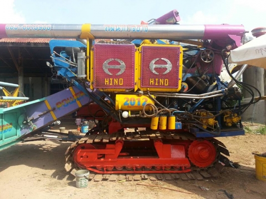 ขายรถเกี่ยวข้าว ไทยเจริญการช่าง ช่วงล่าง12ปั๊ม23 เครื่องHINOJO2 เช็คลงงาน