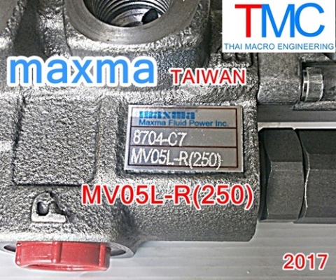 ไฮดรอลิกคอนโทรลวาล์ว(1แกน) maxma-MV05L-R(250)ปี2017