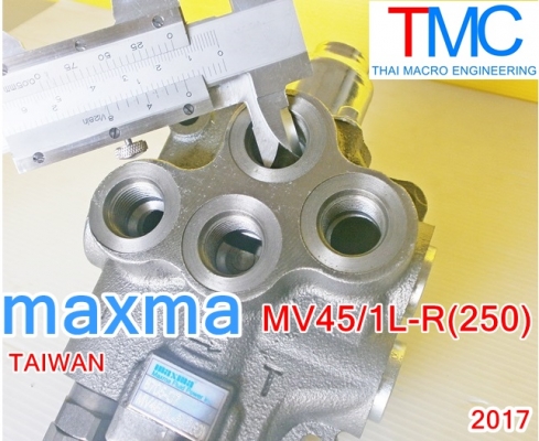 ไฮดรอลิกคอนโทรลวาล์ว(1แกน)maxma-MV45/1L-R(250)(Flow Rate 45L)ปี2017