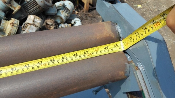 ** SOLD ** แท่นม้วน 4 ฟุต 120 cm. ม้วนหนา 3 mm เครื่องสภาพสวยพร้อมใช้งาน