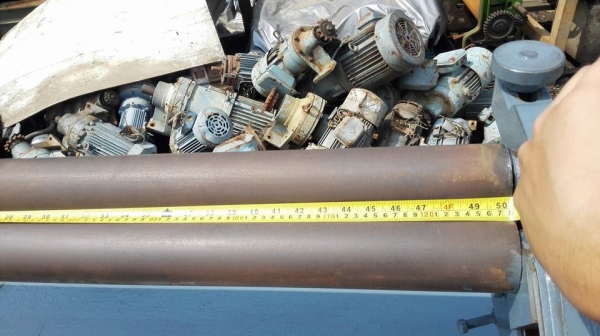 ** SOLD ** แท่นม้วน 4 ฟุต 120 cm. ม้วนหนา 3 mm เครื่องสภาพสวยพร้อมใช้งาน