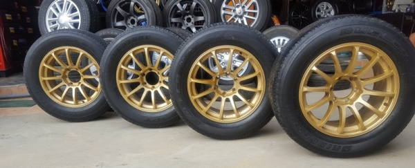 ขายล้อRS 18 6รู หน้า8หลัง9 ยาง265/60/18 4 ล้อ ขายล้อRS 18 6รู หน้า8หลัง9 ยาง265/60/18 4 ล้อ