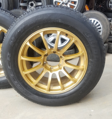 ขายล้อRS 18 6รู หน้า8หลัง9 ยาง265/60/18  4 ล้อ