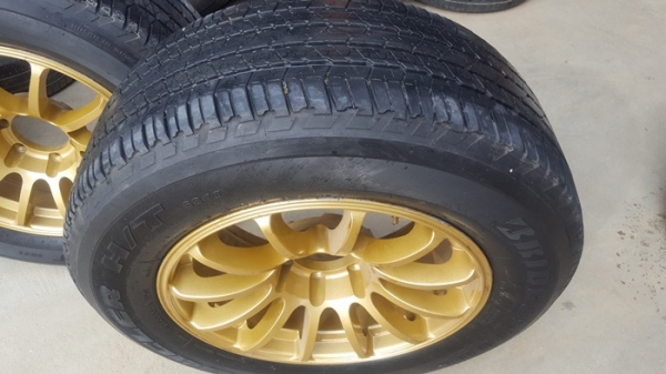 ขายล้อRS 18 6รู หน้า8หลัง9 ยาง265/60/18 4 ล้อ ขายล้อRS 18 6รู หน้า8หลัง9 ยาง265/60/18 4 ล้อ