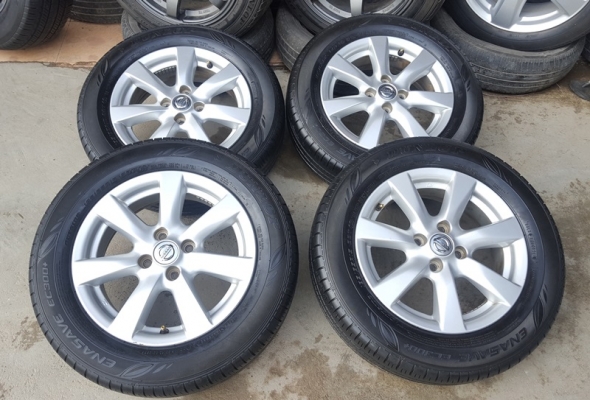 ขายล้อNISSAN ALMERA VL ยางปี 0216 4 ล้อ