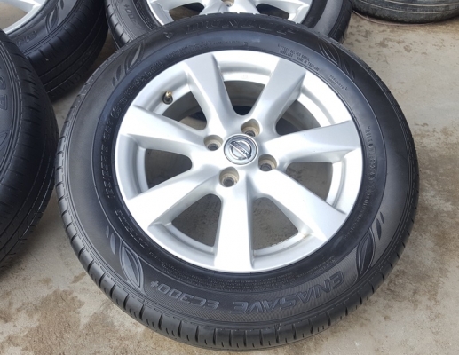 ขายล้อNISSAN ALMERA VL ยางปี 0216 4 ล้อ