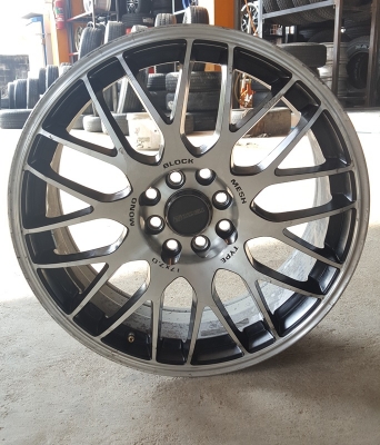 ขายล้อ MONO Black 17 4รู100-114 ET+42 4 ล้อ