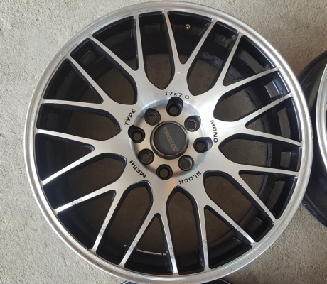 ขายล้อ MONO Black 17 4รู100-114 ET+42 4 ล้อ