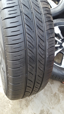 ขายล้อHONDA CITY 15 หน้าเงาดำ ยางปี 14  4 ล้อ