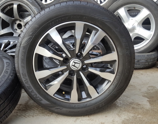 ขายล้อHONDA CITY 15 หน้าเงาดำ ยางปี 14  4 ล้อ