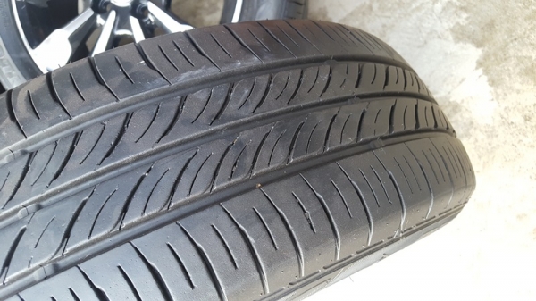 ขายล้อHONDA CITY 15 หน้าเงาดำ ยางปี 14  4 ล้อ