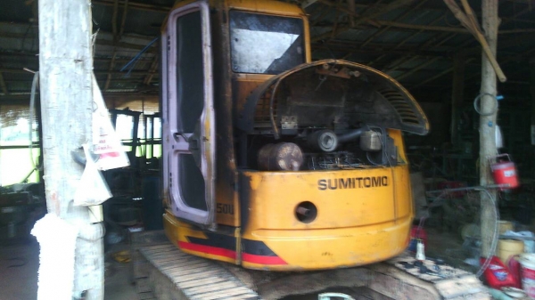 ขายแมคโฮ ซูมิโตโม 55 มีใบพร้องจดทะเบียบ เจ้าของขายเอง