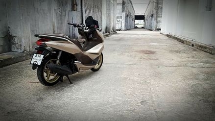 ขาย Pcx125i ปี53 สีทองเครื่องเดิม ตัวท๊อป IDling Stop