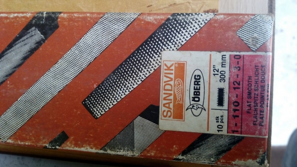 ขายตะไบละเอียด12"OBERG Made in Sweden.ใหม่เก่าเก็บ