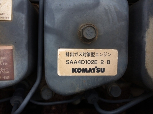 Komatsu PC128US-2EO ปี 2003 ใบแทร็คติดก้อนยาง นำเข้าจากญี่ปุ่น ราคาถูก