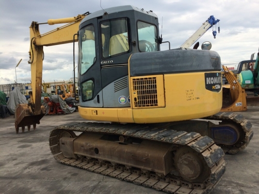 Komatsu PC128US-2EO ปี 2003 ใบแทร็คติดก้อนยาง นำเข้าจากญี่ปุ่น ราคาถูก