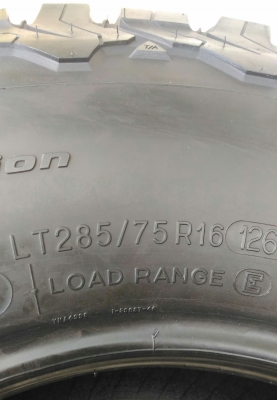 ขายยาง BF All 285/75/16 KO2 ตัวใหม่ ขายยาง BF All 285/75/16 KO2 ตัวใหม่