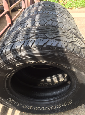 ยาง All Dunlop 245 70 16 ปี15 ดอกเต็ม เนื้อนิ่มๆ ใช้ยาว ราคาไม่แพง ยาง All Dunlop 245 70 16 ปี15 ดอกเต็ม เนื้อนิ่มๆ ใช้ยาว ราคาไม่แพง