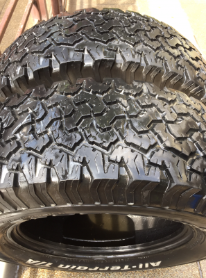 ยางคู่ All BF Goodrich 265 70 17 ปลายปี12 ดอกเยอะ ไม่มีปะ ราคาไม่แพง ยางคู่ All BF Goodrich 265 70 17 ปลายปี12 ดอกเยอะ ไม่มีปะ ราคาไม่แพง