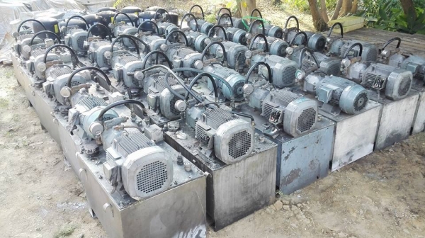 ปั้มน้ำมันไฮดรอลิค YUKEN Made in JAPAN 5 HP 380V 70 bar ถัง 60 ลิตร สภาพสวยพร้อมใช้งาน