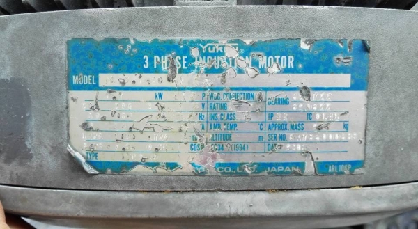 ปั้มน้ำมันไฮดรอลิค YUKEN Made in JAPAN 5 HP 380V 70 bar ถัง 60 ลิตร สภาพสวยพร้อมใช้งาน