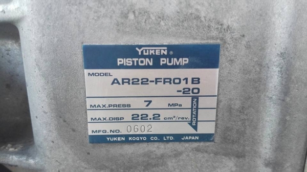 ปั้มน้ำมันไฮดรอลิค YUKEN Made in JAPAN 5 HP 380V 70 bar ถัง 60 ลิตร สภาพสวยพร้อมใช้งาน