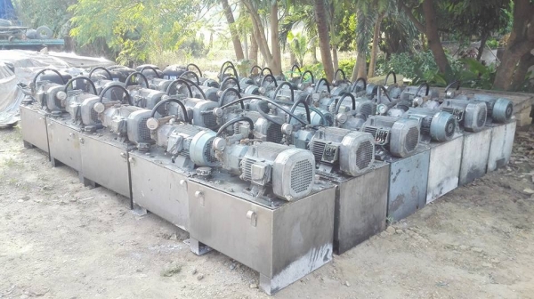 ปั้มน้ำมันไฮดรอลิคถังสแตนเลส YUKEN Made in JAPAN 5 HP 380V ถัง 60 ลิตร สภาพสวยพร้อมใช้งาน