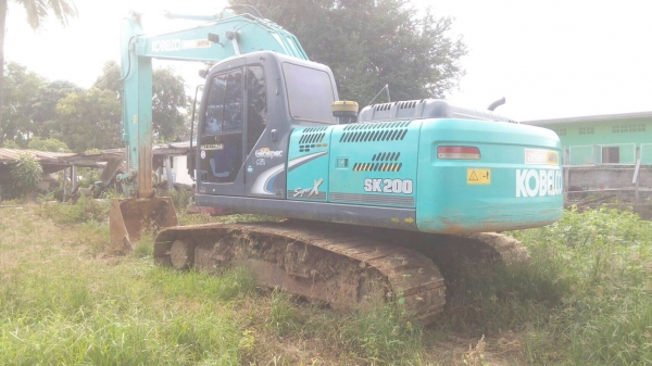 ขายรถแบ็คโฮ Kobelco sk200 mark 8 super YN12-T9915 ไมล์ชม. 6,700 เอกสารอินวอยซ์ ระบบไฟฟ้าครบ