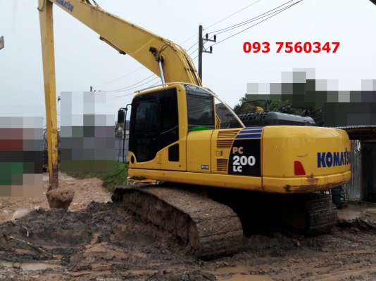 ขายรถแบคโฮบูมยาว KOMATSU PC200LC-8 C733XX = 8,3XX.ชม. ขายรถแบคโฮบูมยาว KOMATSU PC200LC-8 C733XX = 8,3XX.ชม.
