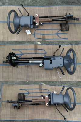 แกนคอพร้อมวงนวมพวงมาลัย เกียร์คอ จอโค้ง Datsun Japan