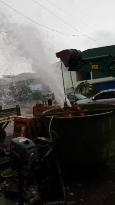 ปั้มน้ำเก่านอก ไฟ 200V 3สาย SAKURAGAWA U-pump HS-35A JAPAN