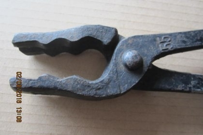 ขายคีมคีบงานร้อนงานเก่าเก็บ AUSTRIA ยาว55cm.ใหม่เก่าเก็บ