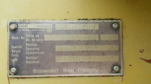ขายถูกรถบดสั่น VIBROMAX W1102 PD เปลือกหนามแท้ๆ 2 เพลา