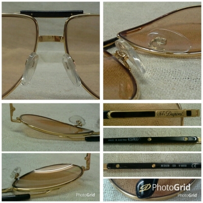โคตรแว่นตาสายพันธุ์ฝรั่งเศส  Vintage S.T. Dupont handmade in Austria (บิ๊กไซซ์!)
