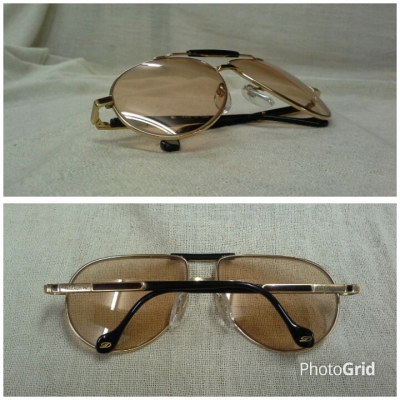โคตรแว่นตาสายพันธุ์ฝรั่งเศส  Vintage S.T. Dupont handmade in Austria (บิ๊กไซซ์!)