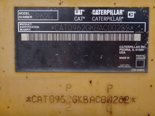 ขายรถตัก CAT962G ขายรถตัก CAT962G