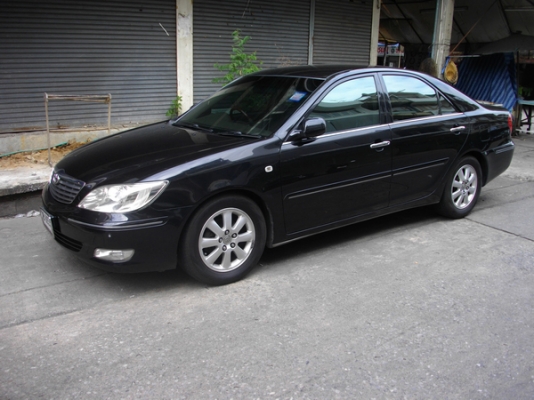 ขาย CAMRY 2.4Q สีดำ ตัวท๊อป ปี03 รถบ้านใช้เอง แก๊สLPGหัวฉีด ประกันชั้น2+ ได้ไปไม่มีคำว่าผิดหวัง ราคา 260000 บาท