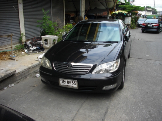 ขาย CAMRY 2.4Q สีดำ ตัวท๊อป ปี03 รถบ้านใช้เอง แก๊สLPGหัวฉีด ประกันชั้น2+ ได้ไปไม่มีคำว่าผิดหวัง ราคา 260000 บาท