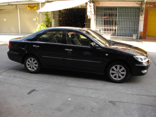 ขาย CAMRY 2.4Q สีดำ ตัวท๊อป ปี03 รถบ้านใช้เอง แก๊สLPGหัวฉีด ประกันชั้น2+ ได้ไปไม่มีคำว่าผิดหวัง ราคา 260000 บาท