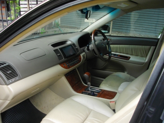 ขาย CAMRY 2.4Q สีดำ ตัวท๊อป ปี03 รถบ้านใช้เอง แก๊สLPGหัวฉีด ประกันชั้น2+ ได้ไปไม่มีคำว่าผิดหวัง ราคา 260000 บาท