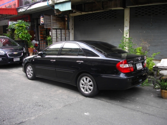 ขาย CAMRY 2.4Q สีดำ ตัวท๊อป ปี03 รถบ้านใช้เอง แก๊สLPGหัวฉีด ประกันชั้น2+ ได้ไปไม่มีคำว่าผิดหวัง ราคา 260000 บาท