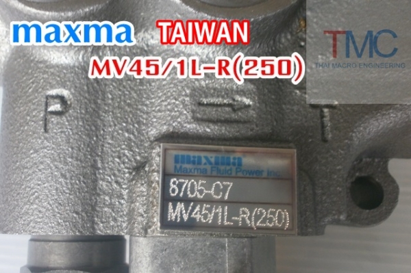 Hyd Control Valve (1แกน) maxma-MV45/1L-R(250) (Flow Rate 45L)ปี 2017