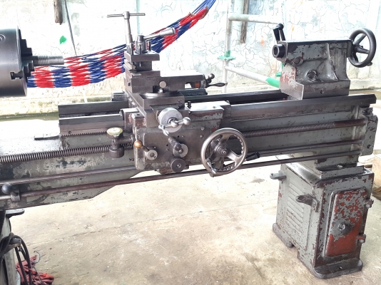 แท่นกลึง ต้าชิง 1000 บี 6 ฟุต 3 เพลา เกียร์บล็อก พร้อมใช้งาน สภาพสวยๆ ด่วนๆๆ 78,000 แท่นกลึง ต้าชิง 1000 บี 6 ฟุต 3 เพลา เกียร์บล็อก พร้อมใช้งาน สภาพสวยๆ ด่วนๆๆ 78,000